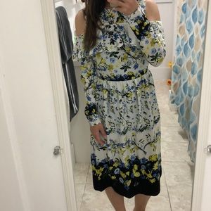 ASOS cold shoulder dress